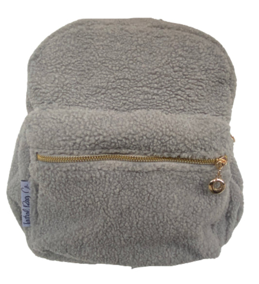 Grey Teddy Backpack