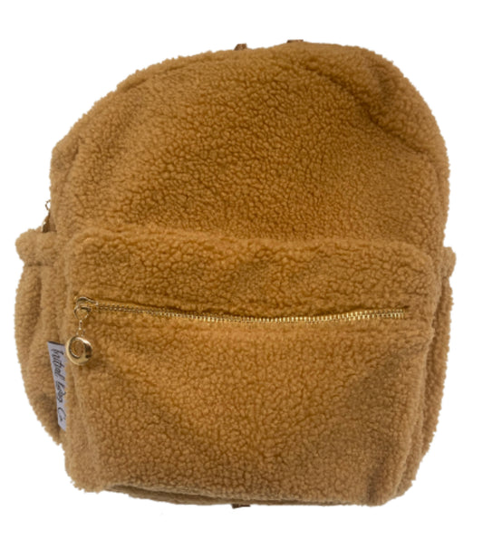 Brown Teddy Backpack