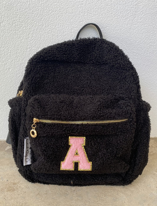 Black Teddy Backpack