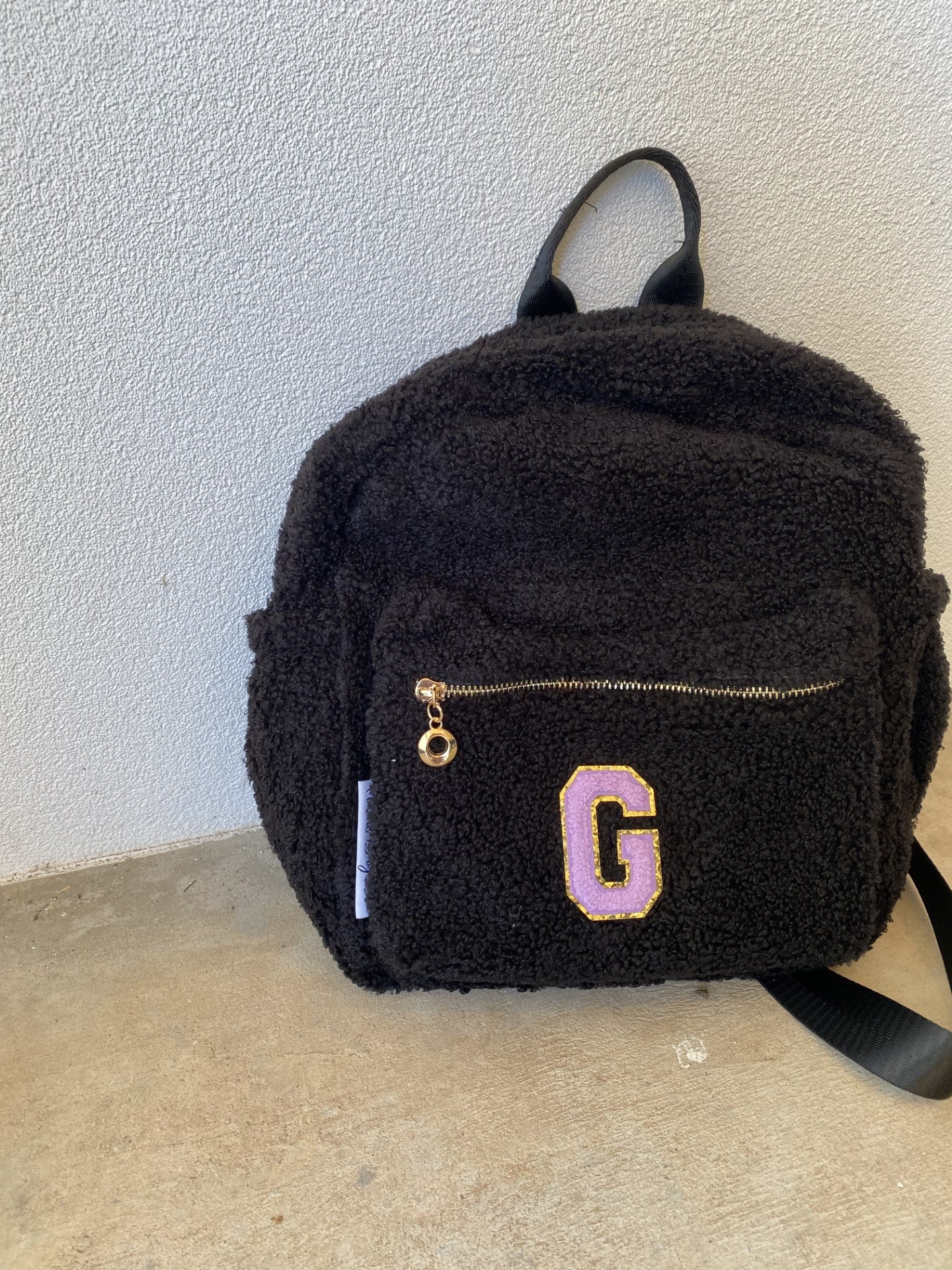Black Teddy Backpack