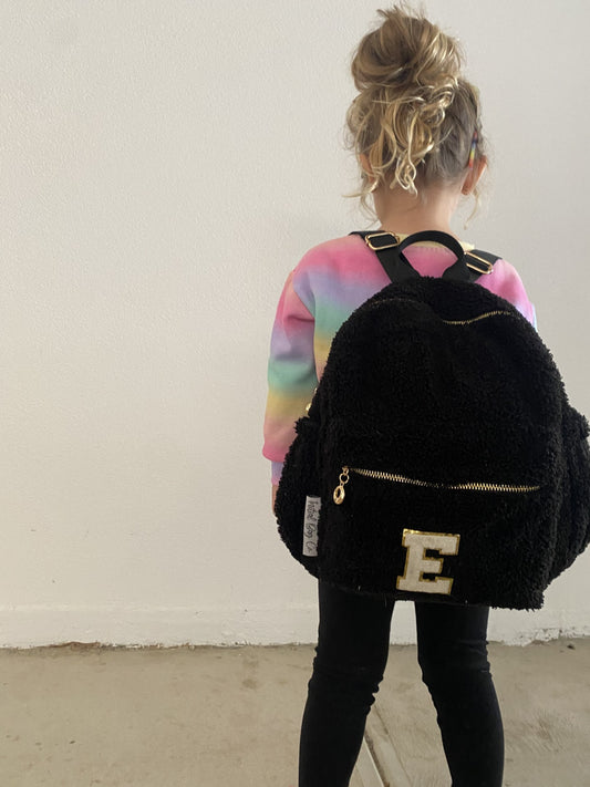 Black Teddy Backpack