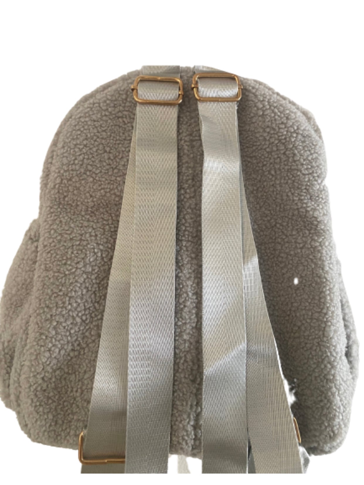 Grey Teddy Backpack